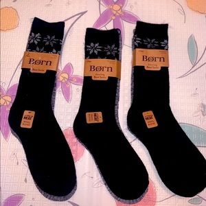 6 pairs of Born boot Socks